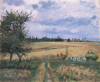 Landscape at Pontoise by Camille Jacob Pissarro